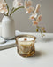 Amber Tinted Wavy Jar Scented Candle