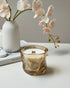Amber Tinted Wavy Jar Scented Candle