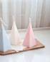 Pyramid Moulded Natural Wax Scented Candle Set of 2