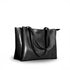 Luna Croco Texture Black Shoulder Bag