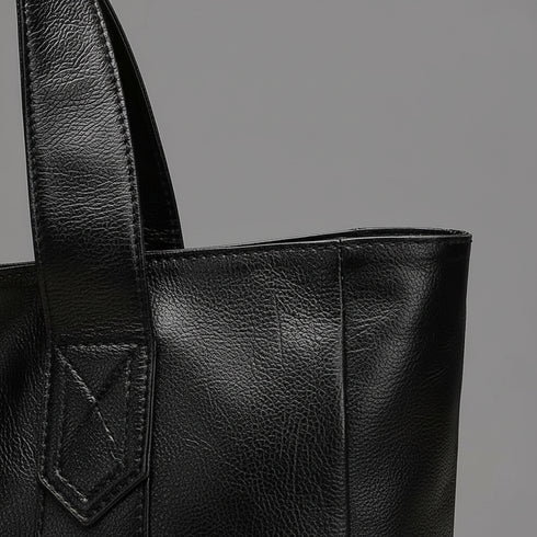 Verona Women Black Tote Bag