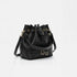 Kyra Black Casual Bucket Bag