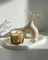 Amber Tinted Wavy Jar Scented Candle