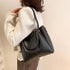 Roma Black Shoulder Bag
