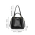 Roma Black Shoulder Bag