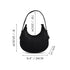 Riva Black Half Moon Bag (Mini)