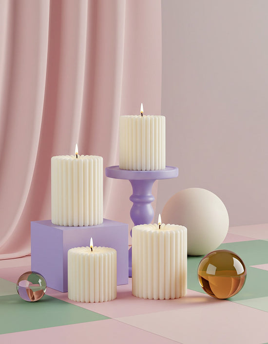pyneyard scented pillar candles