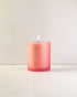 Blush Pink Frosted Jar Soy Wax Scented Candle