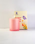 Blush Pink Frosted Jar Soy Wax Scented Candle