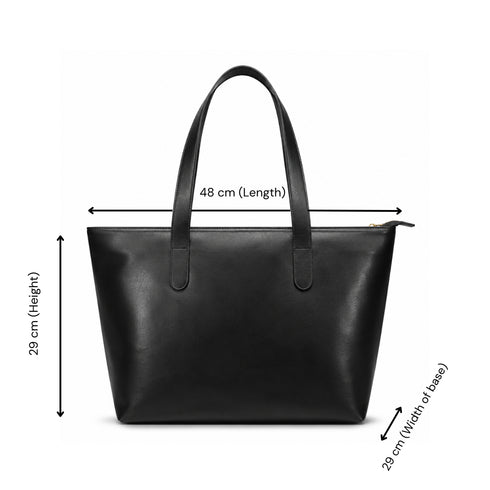 Daily Diva Tote Bag for Women (Black)